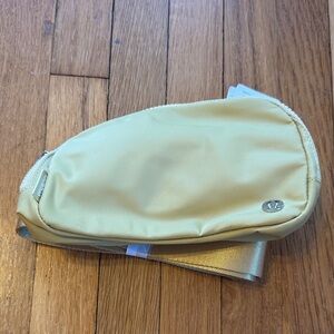 Yellow Lululemon belt Bag